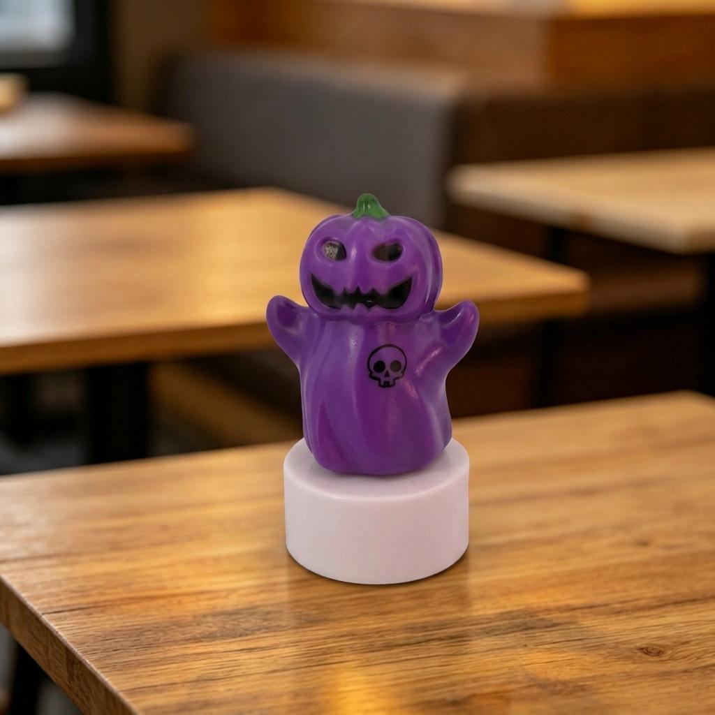 Halloween LED Candle Ghost Light, DIY Scene Decor Party Atmosphere Pumpkin Lantern