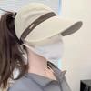 Women'S Foldable Sun Hat Summer Outdoor Beach Wide Brimmed Fisherman'S Hat