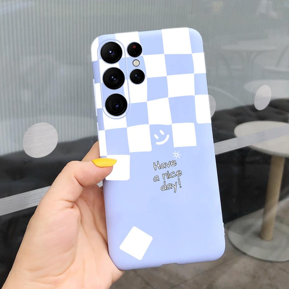 Silicone Case For Samsung S23 Ultra 5G Phone Cases Lovely Printing Soft TPU Cover For Samsung Galaxy S23 S 23 Plus S23+ Coque