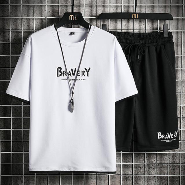 Men Tracksuits 3d Printing 2 Pieces Tops and Shorts Sportswear Man Clothes Set Suit Fashion Jogger Outfit Oversized Men Costume