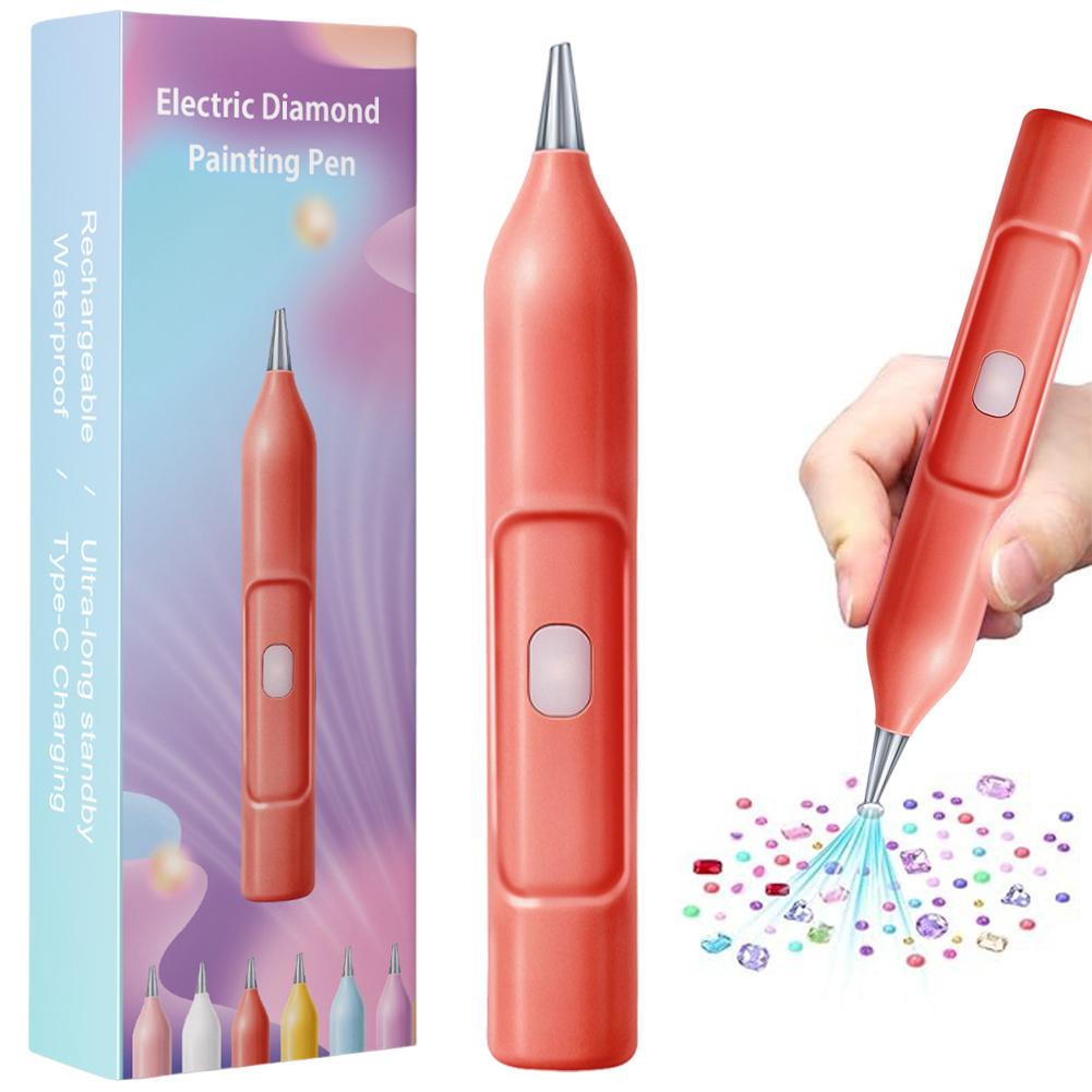 Vacuum Diamond Art Pen Wireless Electric Diamond Art Painting Pen Adjustable Suction Modes Wax-free Diamond Art Accessories Tool