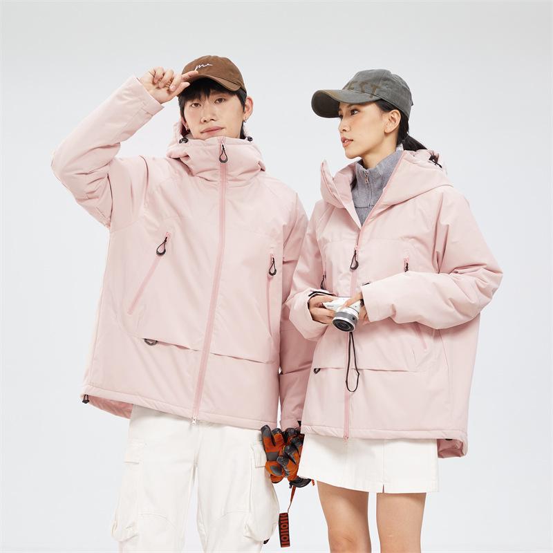 Shan Kebo Couple's Windproof Waterproof Outdoor Jacket - Men's and Women's Spring/Autumn Hiking Coat