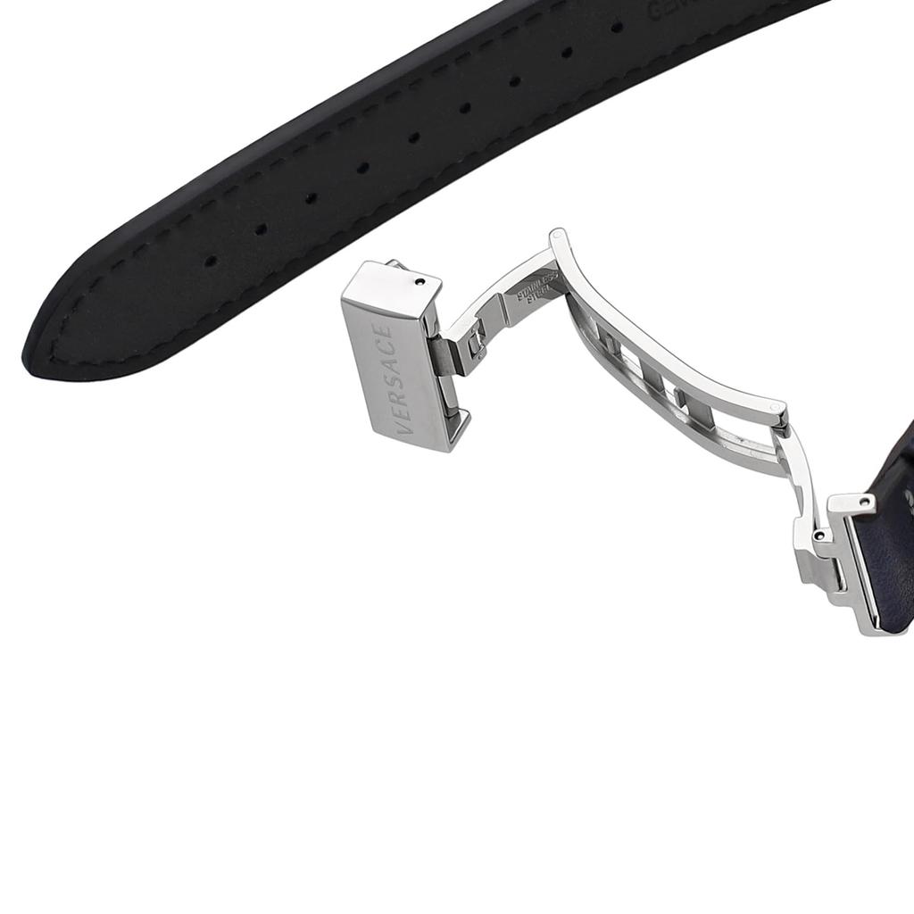 Uhr GRECA REACTION Blaues Zifferblatt Quarz Täglich Wasserdicht Saphirglas 45mm VE3I00122 Schwarz [UNTWP] Herren [Artikel]