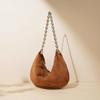 Nischen-Neue High-End Ein-Schulter Unterarmtasche, Matte Rindsleder-Kette, Tragetasche, Strukturierte Messenger-Damentasche