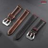 Premium Retro Oil Wax Genuine Leather Watchband Men's Soft Calfskin Strap for Seiko for Panerai 20mm 22mm 24mm 26mm Wristband