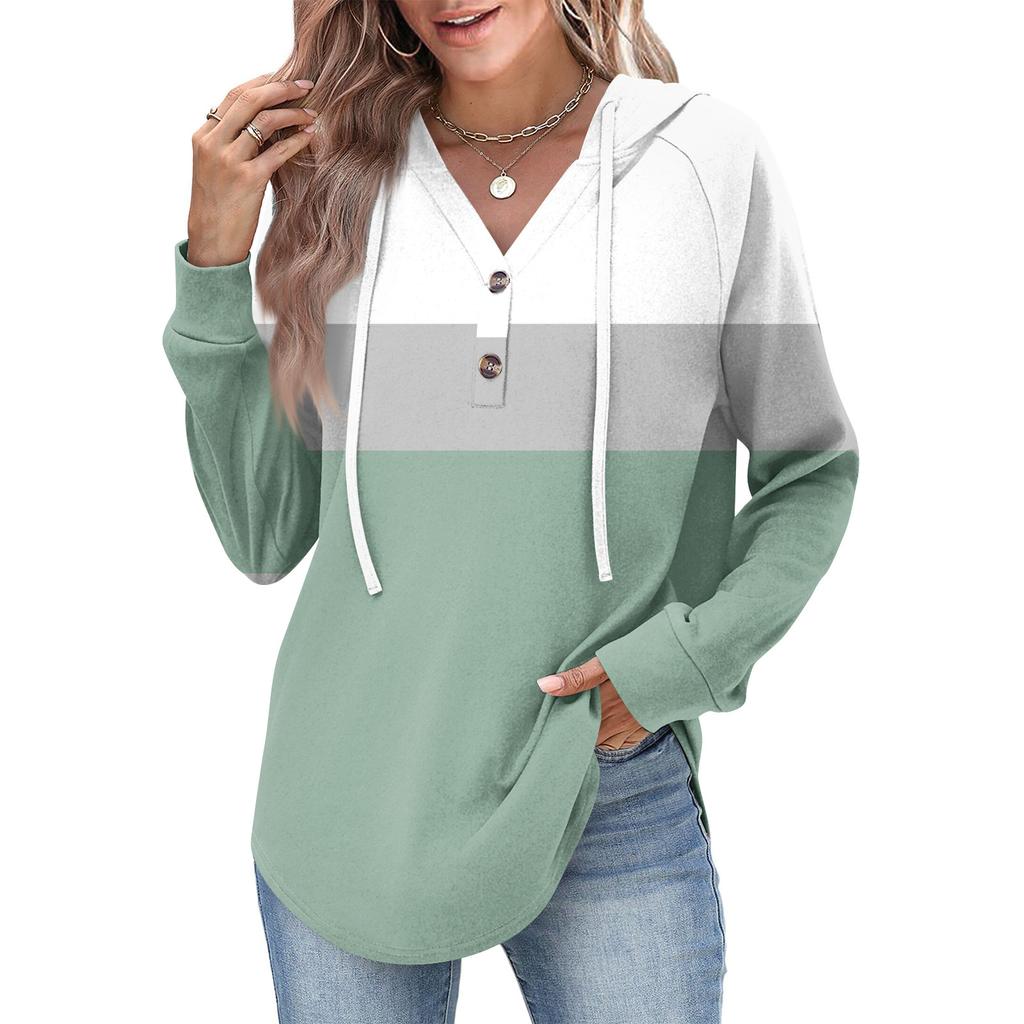Women's Fashion Women's Lightweight Long Sleeve Pullover With Pockets Preppy Graphic Hoodie