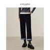JIUZI ANNAKOU Women's Relaxed Fit Harem Casual Pants