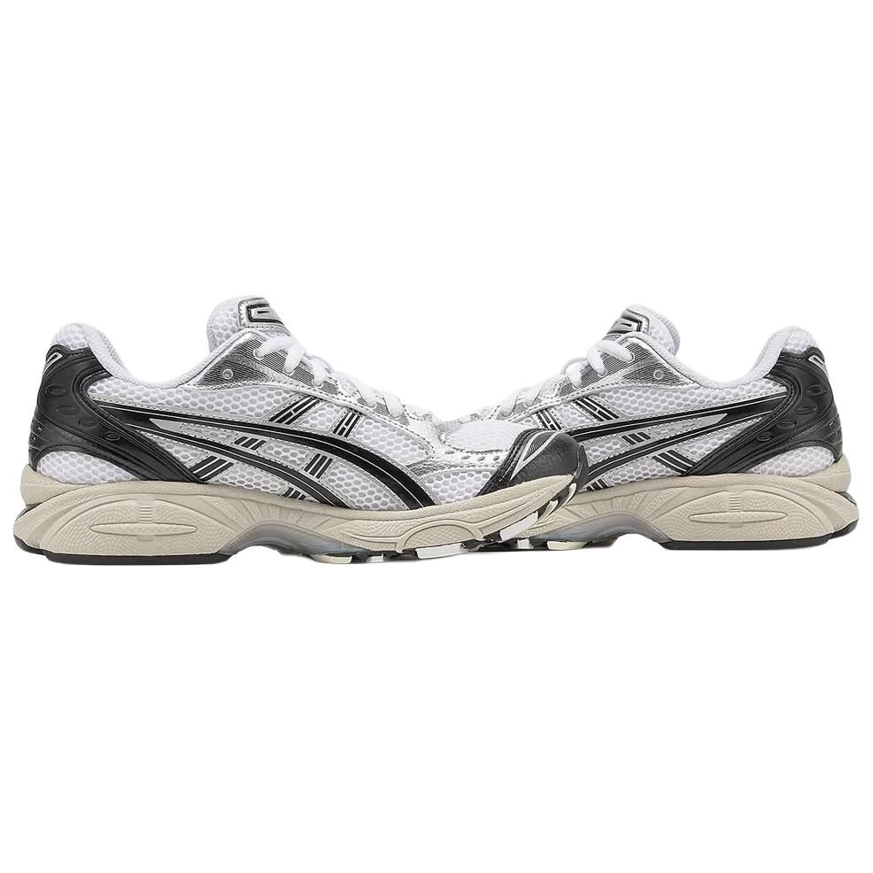 Asics Gel Kayano 14 Low Top Running Shoes Unisex White Black