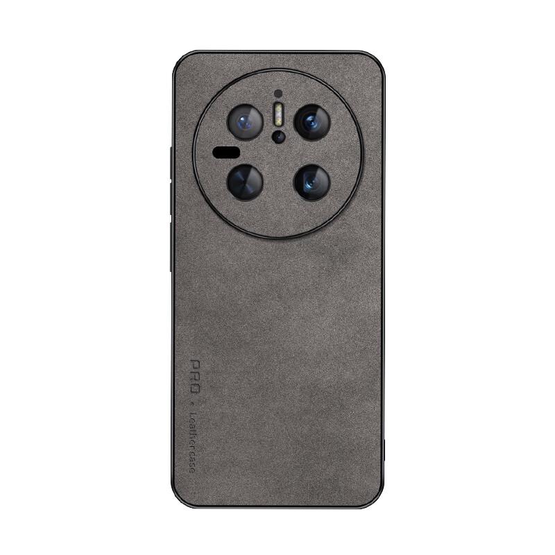 Huawei Mate 70 Phone Case, Mate 70 Premium Edition, Shockproof, Full Lens Protection, Soft, Style, Light Luxury Outer Case,n, Leather Cover, Gray