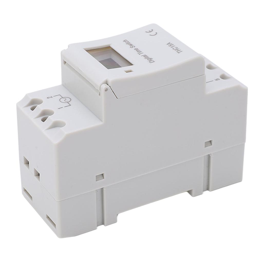 Digitaler Timer-Schalter LCD-programmierbares wöchentliches Schienen-Zeitrelais AC220-240V 16A THC15A