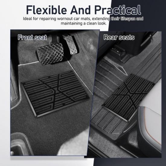 2 Pcs Patch for Car Mat Shoe Lining Repair Auto Pedal Pads Floor Patches