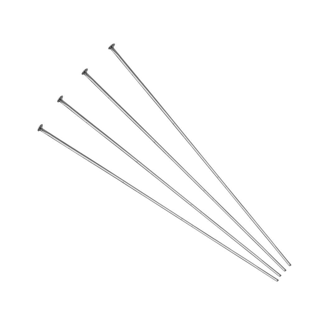 50/100Pcs Stainless Steel T-Shape Needle Charm Accessories For DIY Necklace Bracelet Jewelry Making