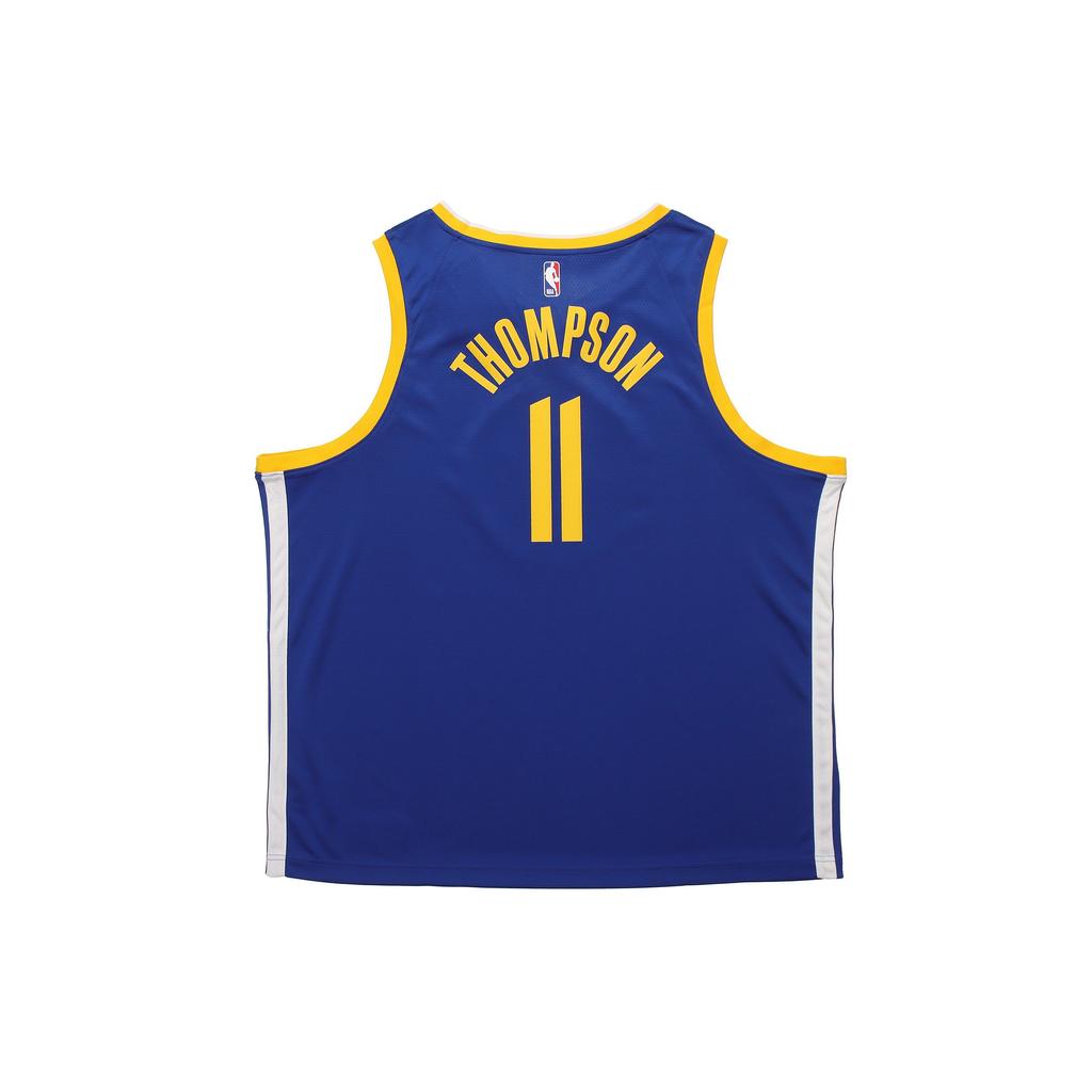 Nike Retro Sports NBA Basketball Vest With Letter Print, Fan Edition, Golden State Warriors, Thompson No. 11 Men Tops Indigo CW3665-499