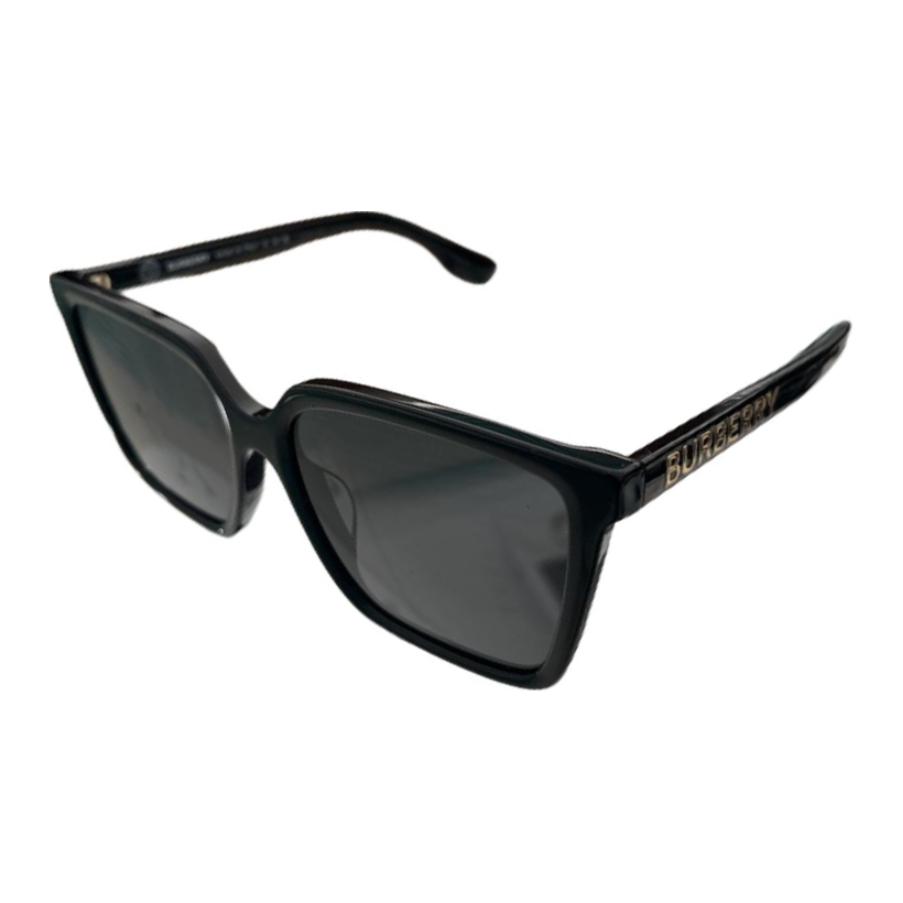 Burberry Temple Letter Logo Irregular Sunglasses Women’s Black