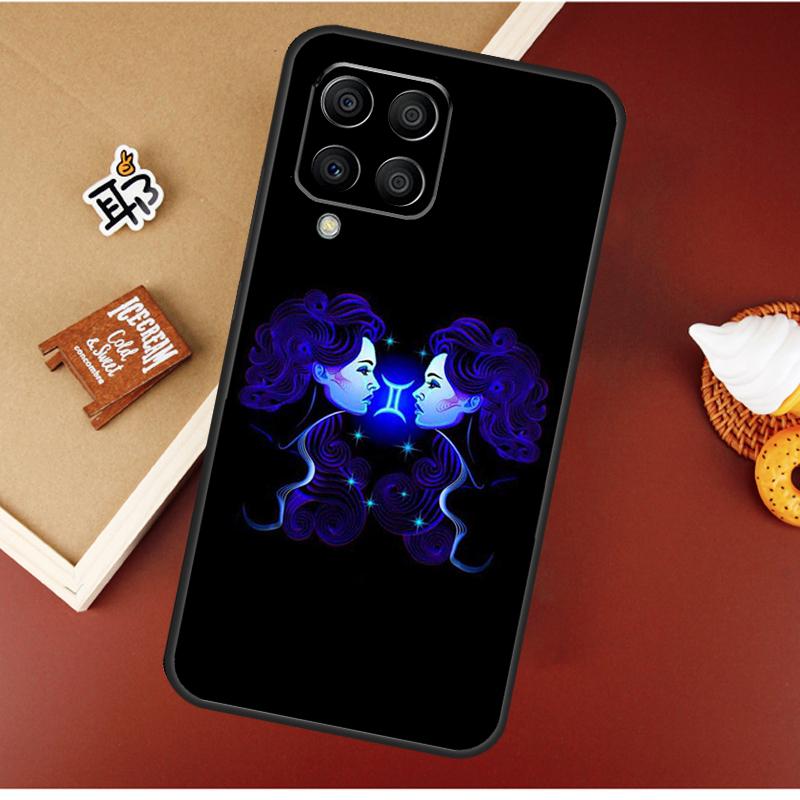Neon Zodiac Signs Case For Samsung Galaxy M16 M36 M56 M06 M52 M32 M12 M54 M34 M14 M35 M55 M15 M11 M31 M13 M53