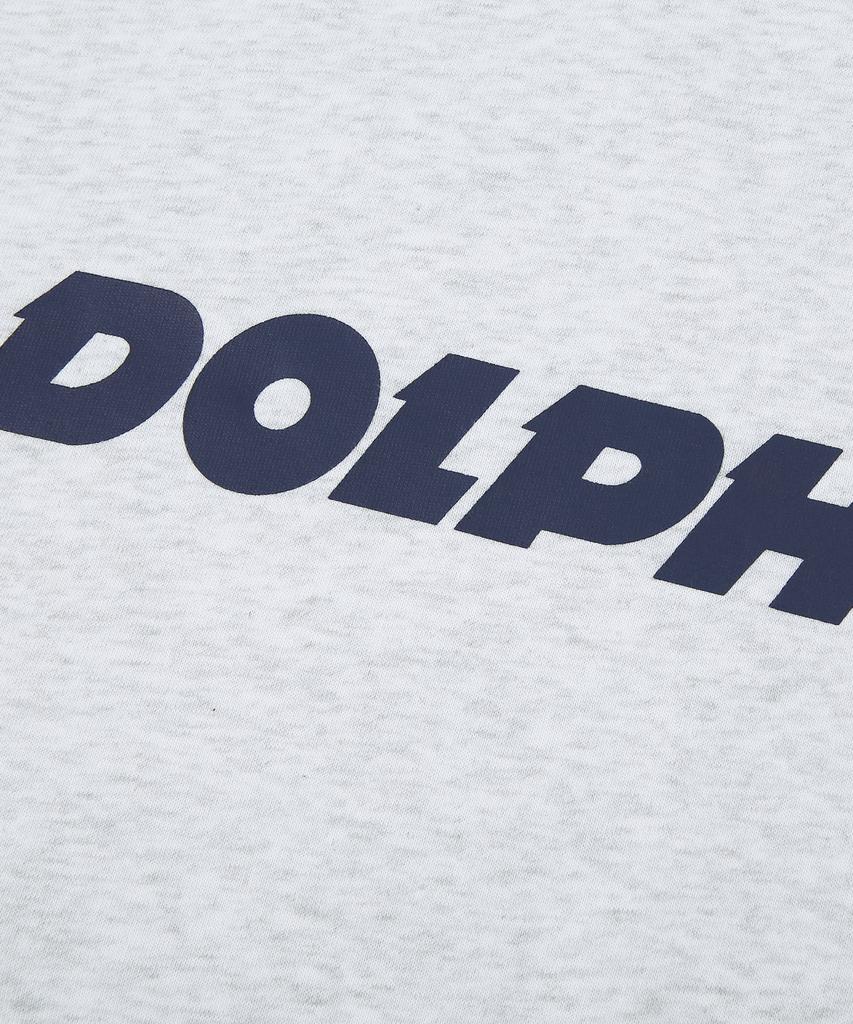 DOLPHIN WAVE APPAREL Dolphin Authentic Logo Sweatshirt Cool Grey