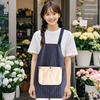 Waterproof Kitchen Apron Sleeveless Cross Back Cooking Baking Bibs with Removable Hand Towel Anti-fouling Restaurant Uniform