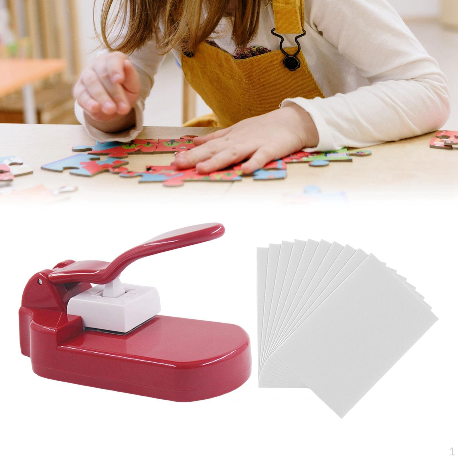 

Crafty Puzzle Maker: DIY Paper Cutting Machine for Creative Classroom Projects Red