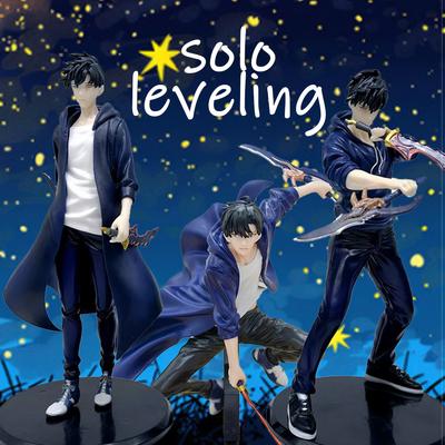 Hitserie Anime Solo Leveling Schattenkönig Stehende Haltung Handheld-Modell Desktop-Ornament Anime Peripherie Szenerie