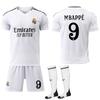 2024-25 Real Madrid Home Jersey No. 9 Mbappe 7 Vinicius 8 Cross 5 Bellingham Football Jersey