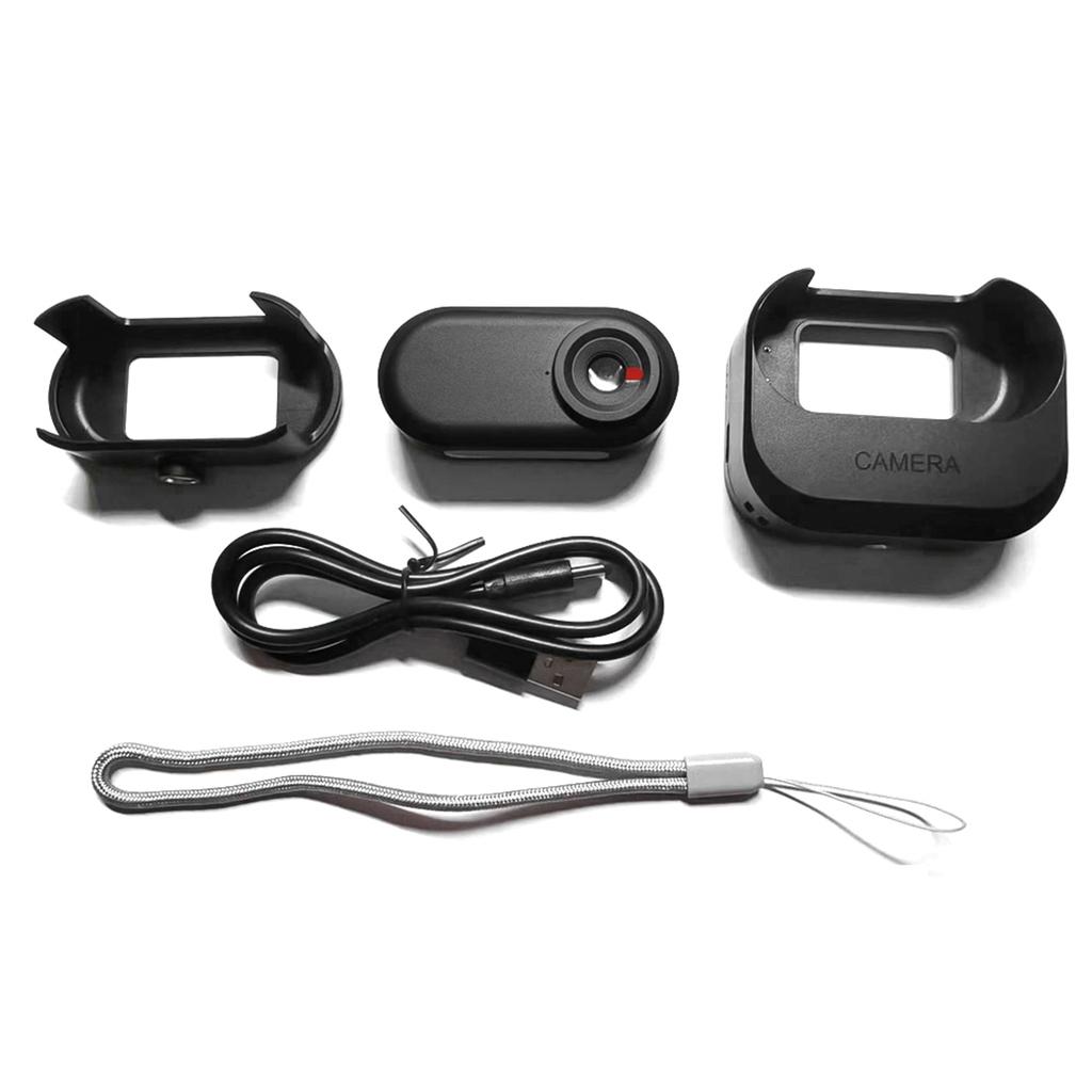 1080P Mini Sports Camera Tiny Action Camera with 1.47 Inch IPS Screen 130° Wide Angle Lens with Battery Charging Case 32GB TF Ca