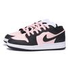 Jordan Air Jordan 1 Dopamine Dressing Cushioning, Wear Resistant Low top Vintage Basketball Shoes Women's Black Pink 553560-131(Team32-SBOX)