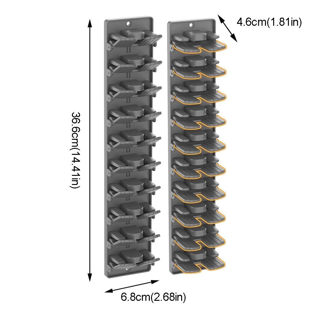 Built-In Spring Clips Hat Display Rack Strong Adhesive Multi-layer Baseball Caps Organizer Holds 10 Caps Sturdy Cap Hanger