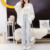 Women Loose Hollow Out Thin Breathable Casual Sunscreen Long Sleeve Shirt Outerwear