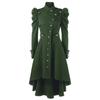 Dámská retro bunda Vintage Steampunk Long Coat Gothic Overcoat Ladies