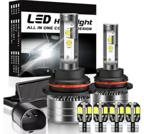 LED Scheinwerfer Kombi-Set: H11, H8, H9005, 9006, H4, H7, H13, 9007, 880, 881