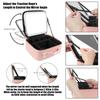 MOMIRA Makeup Box with Cosmetic Storage Cosmetic Case with Adjustable Adjustable LED and Makeup Brush Large Travel Pink Mirror, Box, Dividers, 3-Color