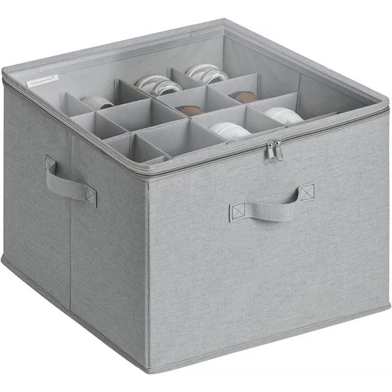 Foldable Shoe Storage Box - Dust-Proof Organizer for Shoes, Space-Saving Shoe Cabinet