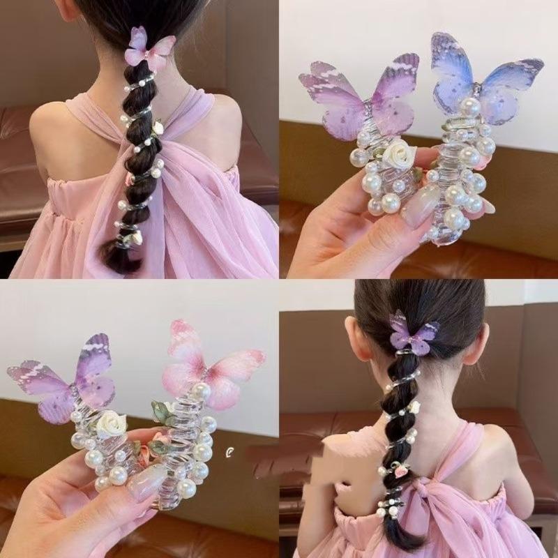 Mesh Butterfly Headbands for Girls – Cute Round & Floral Design, Perfect for Daily & Party Wear – All-Season