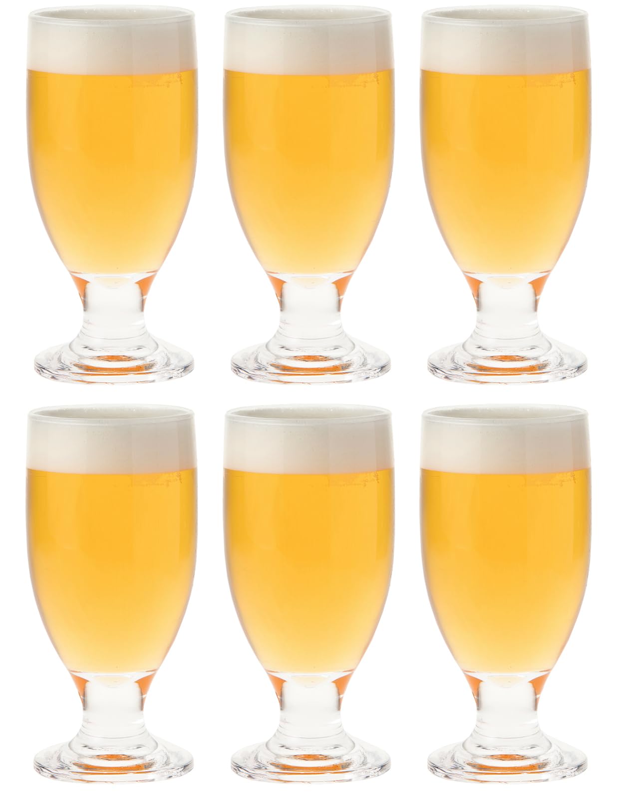 HS Stem Beer Glasses, 295ml x 6-Pack, 35804HS