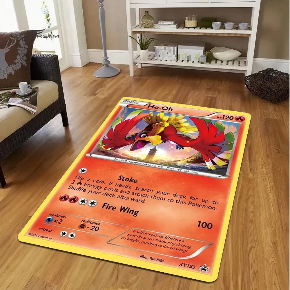 Anime Cartoon Pokemon Pidgey Print Carpet for Living Room Decor Bedroom Bedside Rug Sofa Area Floor Mat Fan Gift Mats