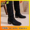 High-end Casual Martin Boots Children 2025 Autumn and Winter New Popular Fashion Versatile Comfortable High Boots Children