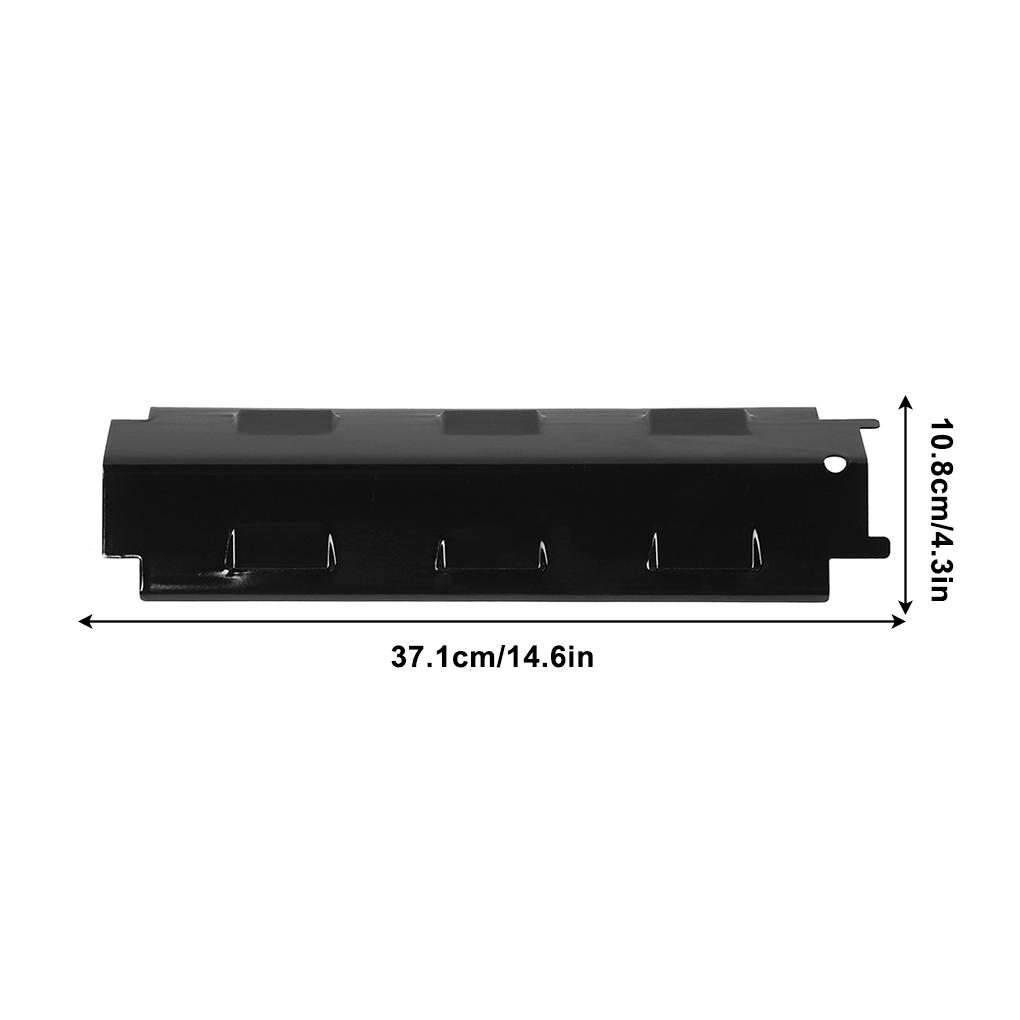 4 Pieces Portable Barbeque Heats Plates Stainless Steel Burner Grill Shielding Tent BBQ Spare Parts Replacement for Charbroil