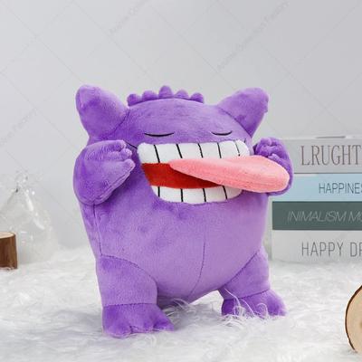 Nouveaux Jouets Peluches Gengar Endormi Pokémon Poupées Peluches Gengar Méga Anime Monster de Poche Cadeaux d'Anniversaire Enfants