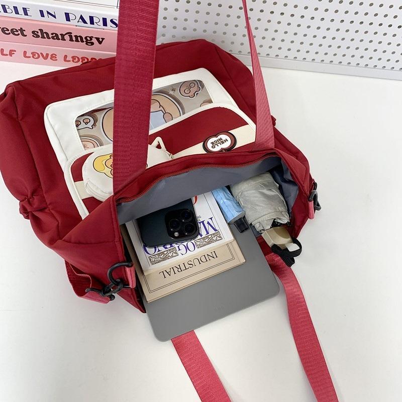 New cute college style bag versatile simple large-capacity class personalized tote women's bag shoulder bag batch