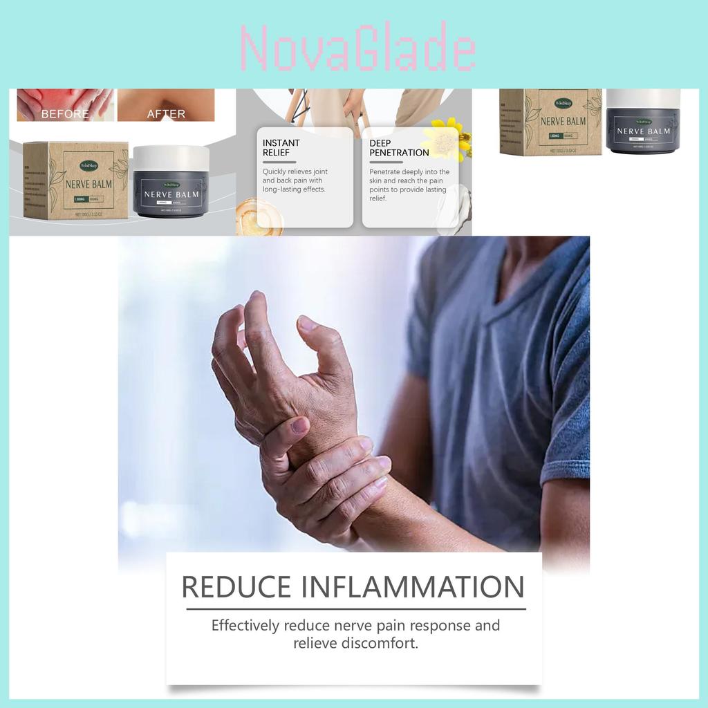 Woodsleep Body Soothing Cream Gentle Relaxing Massage Balm For Knees Wrists And Body Care