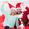 Festive Light Up Santa Hat with Soft Red Velvet Christmas LED Headwear for Adults Holiday Party Costume Unisex New Year Cheer