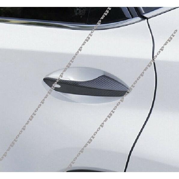 For Lexus RX350 350L 450h 450L 2016-22 Carbon Fiber Side Door Handles Cover Trim