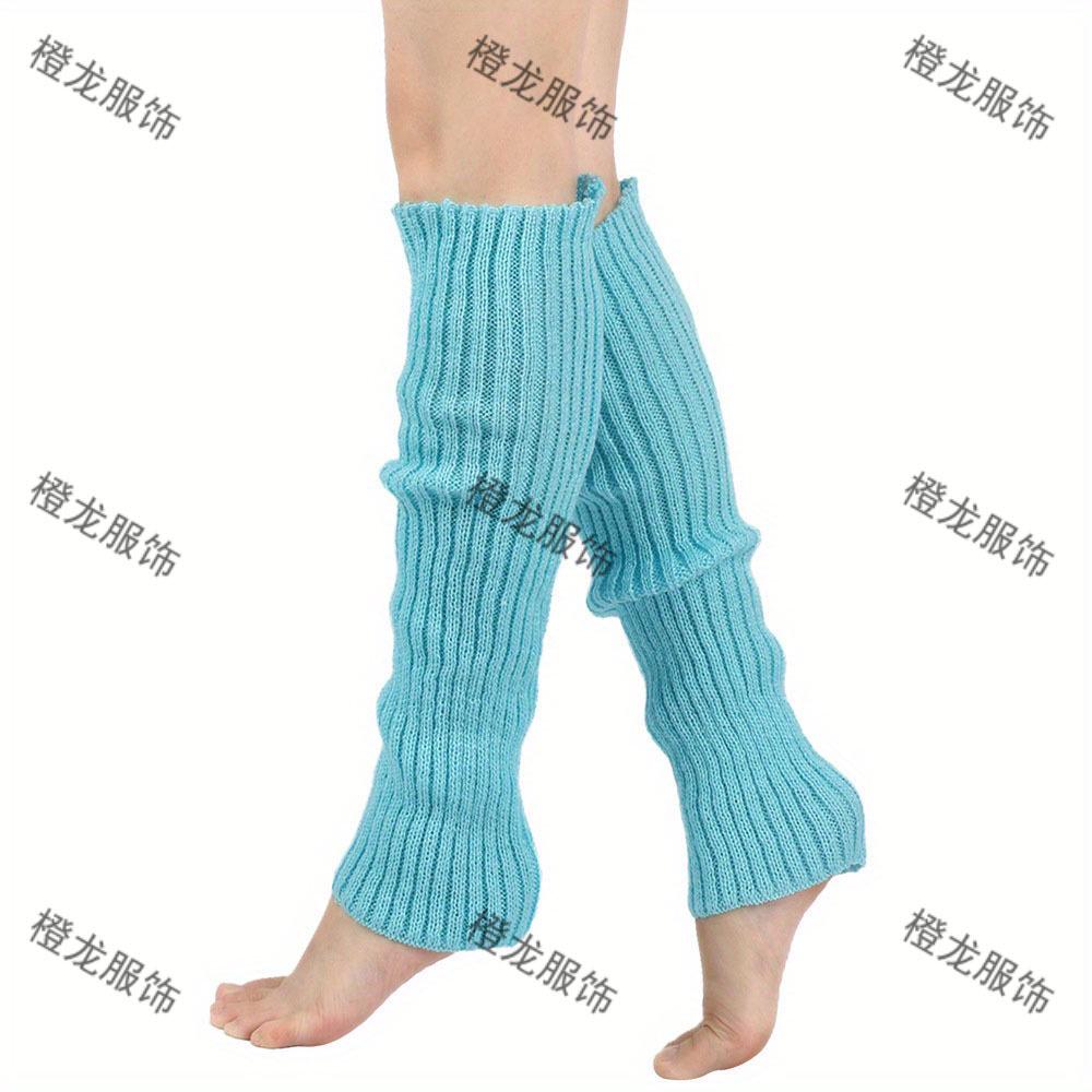 JK Women's Multi-color Wool Knit Leg Warmers - Versatile, Warm & Stylish Autumn/Winter Boot Covers