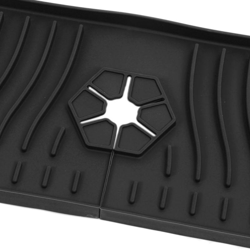 29.92in Kitchen Sink Splash Guard Silicone Faucet Handle Drip Catcher Tray Kitchen Gadgets Sink Accessories For Kitchen Counter