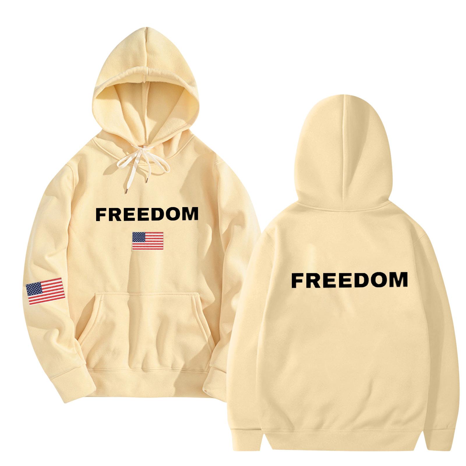 

Women s And Men s Fashionable Hooded Long Sleeved Printed Casual Pullover Unisex Sweatshirt Top L бежевый