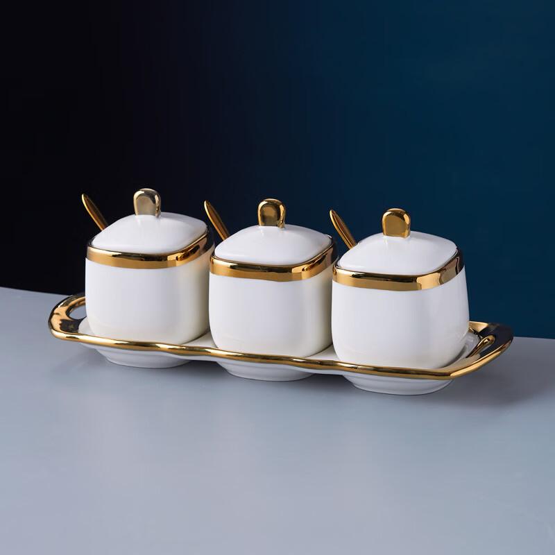Tong Shen Yuan Luxury Ceramic Spice Jar Set