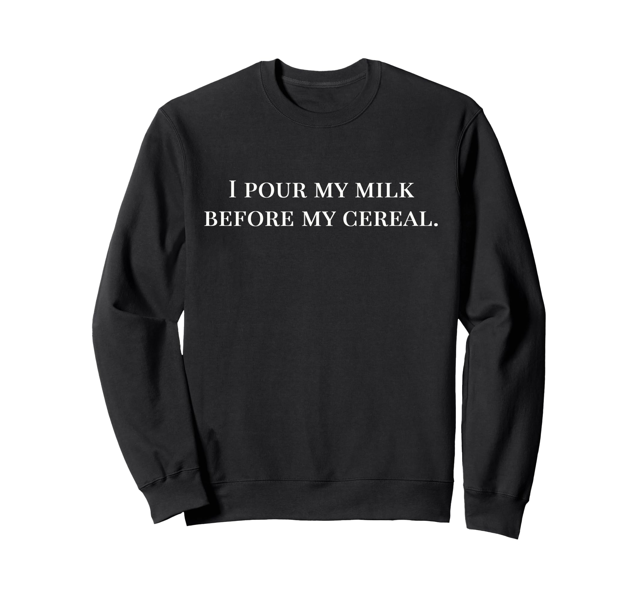 Funny Milk Before Cereal Halloween Warning Costume Foodie Trainer