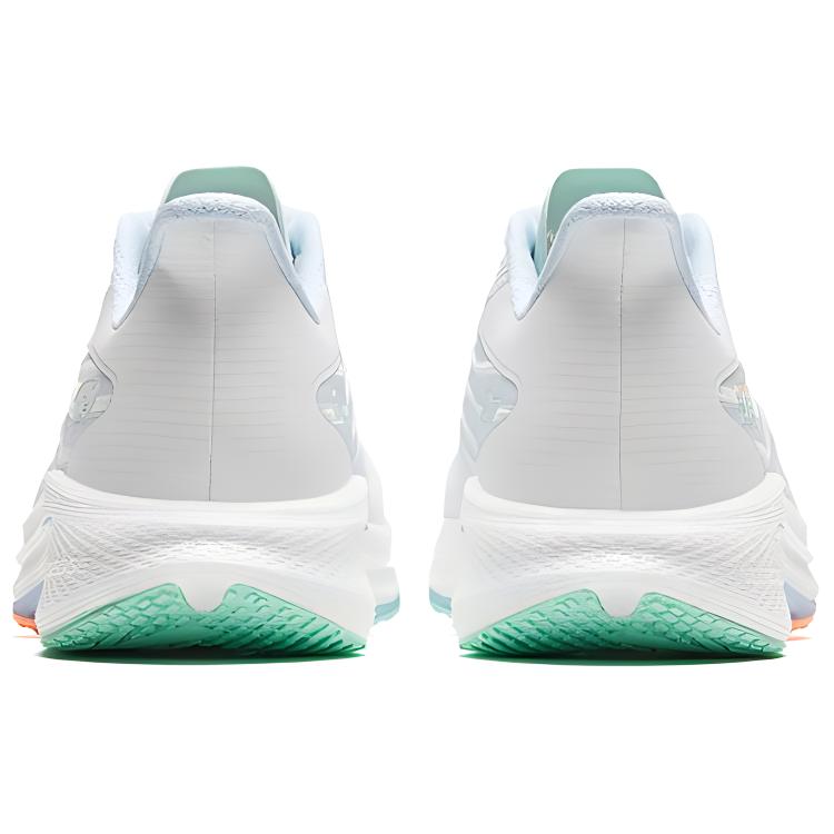 Anta Mach 4.0 Comfortable Versatile Shock Absorbing Durable Low Top Running Shoes Women Sneaker White Blue 122425583-3