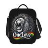 Rastafarian Amaiquina Reggae Rasta Löwe Street Beanies Isolierte Lunchtasche Kinder Tragbare Lebensmittelboxen Thermische Lunchbox Tragetasche