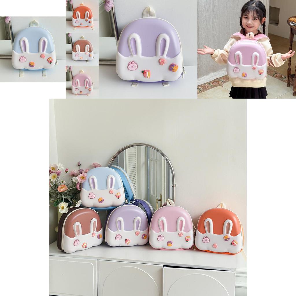 Adorable Cartoon Bunny Backpack For Kids With Light Features Suitable For Ages 2 To 5